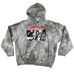 Muhammad Ali Hoodie Graphic Tie Dye Mens Pullover Sweatshirt Size Large‎